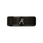 creative presents for couples – black tungsten vise grip wedding band