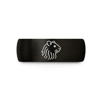 last minute present ideas – black & rose gold tungsten long-haired syrian hamster wedding band