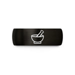 last minute present options – black & rose gold tungsten pharmacy mortar pestle wedding band