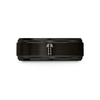 custom presents for mom – black tungsten trekking poles wedding band