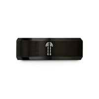 personalized presents for him – black tungsten trekking poles wedding band