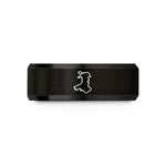 unique presents for moms – black tungsten wales wedding band