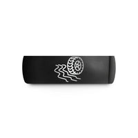 special keepsakes for mom – black tungsten offroad tire wedding band