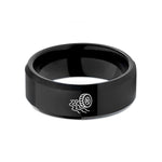 special keepsakes for mom – black tungsten offroad tire wedding band