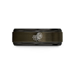 special keepsakes for mom – gunmetal & black tungsten offroad tire wedding band