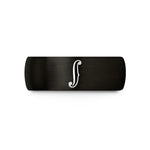 presents for mom today – black tungsten f hole shape wedding band