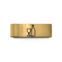 special presents for moms – gold tungsten kiddush cup wine wedding band