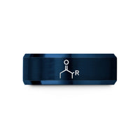 unique keepsakes for her – blue tungsten ester coor wedding band