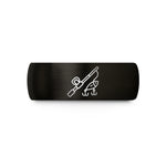 unique presents for mom – black tungsten baitcasting rod lure wedding band