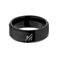 best presents for her – black tungsten baitcasting rod lure wedding band