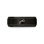 special presents for her – black tungsten shooting star wedding band
