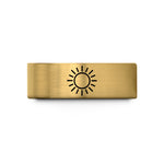 tungsten rings for men – gold tungsten sun solar glyph wedding band