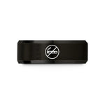 engraved rings for couples – black tungsten no smoking wedding band