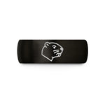 unisex engagement rings – black tungsten beaver wedding band