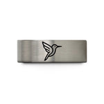 present ideas for couples – grey tungsten hummingbird wedding band