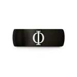 unique couple engagement rings – black tungsten ratio symbol wedding band