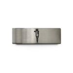 present ideas for him – blue & grey tungsten micropipette wedding band