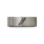 meaningful friend present ideas – blue & gray tungsten smd tweezers wedding band