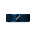 meaningful friend present ideas – blue tungsten smd tweezers wedding band