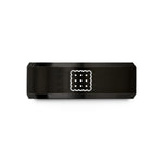 best friend present ideas – black tungsten biscuit wedding band