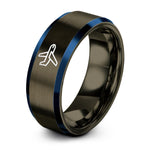 swatch color sample for Airplane (Passenger Jet) ring style 13