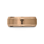 tungsten wedding band – rose gold tungsten graduation tassel wedding band