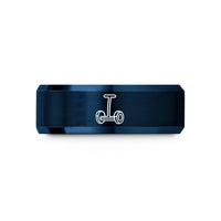 engraved ring for women – blue tungsten self balancing scooter wedding band
