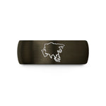 black tungsten engagement – gunmetal & black tungsten asia wedding band