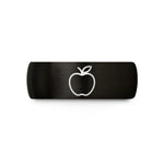 tungsten wedding ring set – black tungsten teacher apple wedding band
