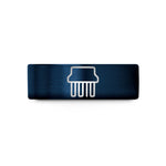 wedding bands for men – blue tungsten pin header wedding band