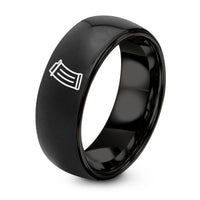 Engagement Rings for Him And Her Set – black tungsten ammo magazine ring