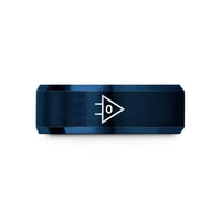 tungsten bands for him – blue tungsten operational amplifier wedding band