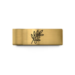 men and women wedding – gold tungsten olive branch mediterranean wedding band