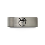 tungsten bands for couples – gold & silver tungsten coconut drink wedding band