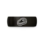 wedding ring sets her – black tungsten steak icon wedding band