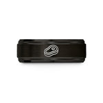 wedding ring sets her – black tungsten steak icon wedding band