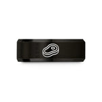 tungsten couples ring – black tungsten steak icon wedding band