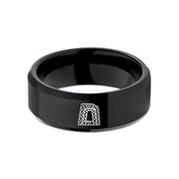 black men's tungsten band – black tungsten cctv headquarters beijing wedding band