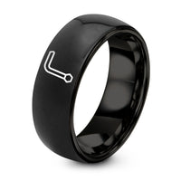 Engagements Rings for Women – black tungsten allen wrench ring