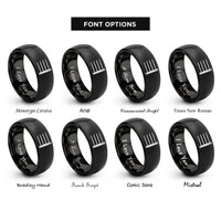 font options for inside engraving on black final barline rings