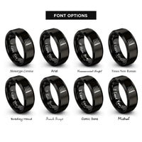 font options for inside engraving on black final barline rings