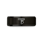 personalized anniversary presents couples – black tungsten combination square wedding band