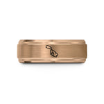 tungsten rings for men – rose gold tungsten malta wedding band