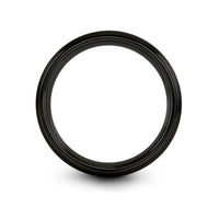 romantic anniversary present ideas – alberta engraving on gunmetal & black tungsten wedding band