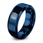 blue tungsten phospholipid bilayer icon ring