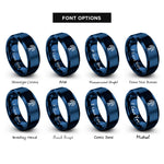 font options for inside engraving on blue fm deviation rings
