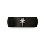 21st birthday gift ideas – black tungsten rose cross wedding band