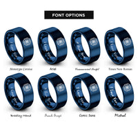 font options for inside engraving on blue fpga chip rings