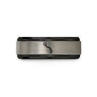 best friend present ideas – black & gray tungsten turntable tonearm wedding band