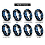 font options for inside engraving on blue & grey front squat rings